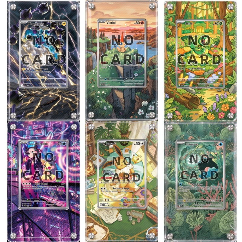 Storage & Organization - 高画質アクリル製カードブロック、TCGコレクション用保護収納ラック、アニメディスプレイフレーム、卓上装飾品。カードは付属しません。