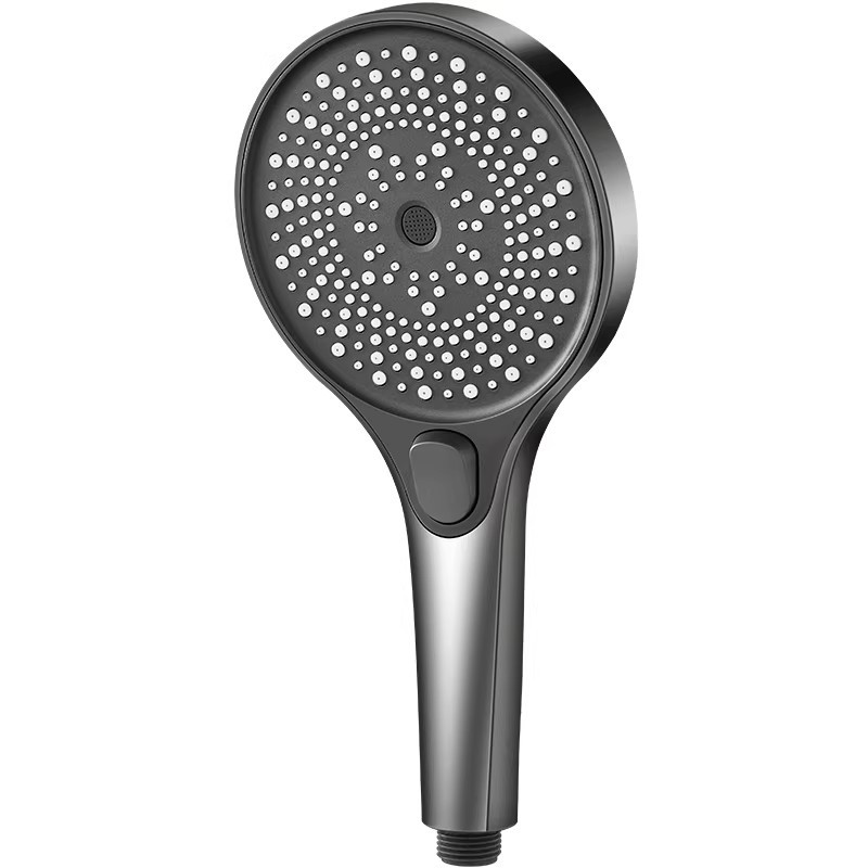 High Pressure Shower Head Handheld - 高水圧ハンドヘルドシャワーヘッド。3つの噴射モード、シリコン製の目詰まり防止ノズル、1/2インチのユニバーサルサイズで、浴室のシャワーに最適。