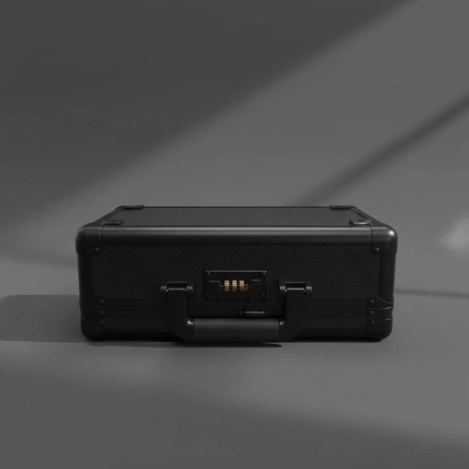 Storage & Organization - 鍵付きカード収納ケース、持ち運び可能なハンドル付き、スラブ型収納ケース、アルミニウムフレーム