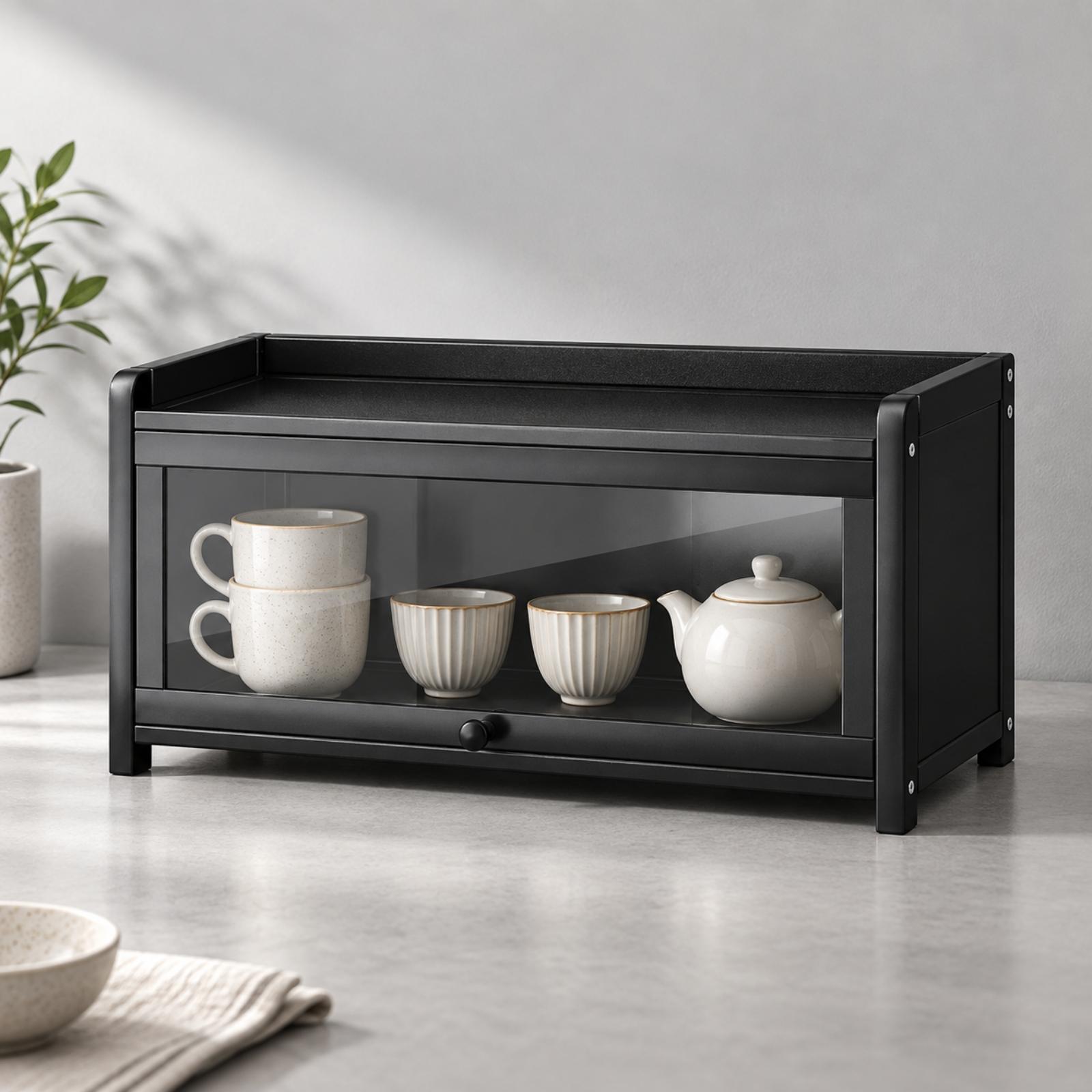 透明アクリル製収納キャビネット。引き出し付きで、キッチンカウ - Kitchen のレビューと価格