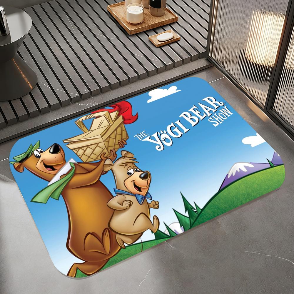 クラシック Y-Yogi B-Bear フロアマット 珪藻土 - Quick Dry Diatomite Bath Mat のレビューと価格