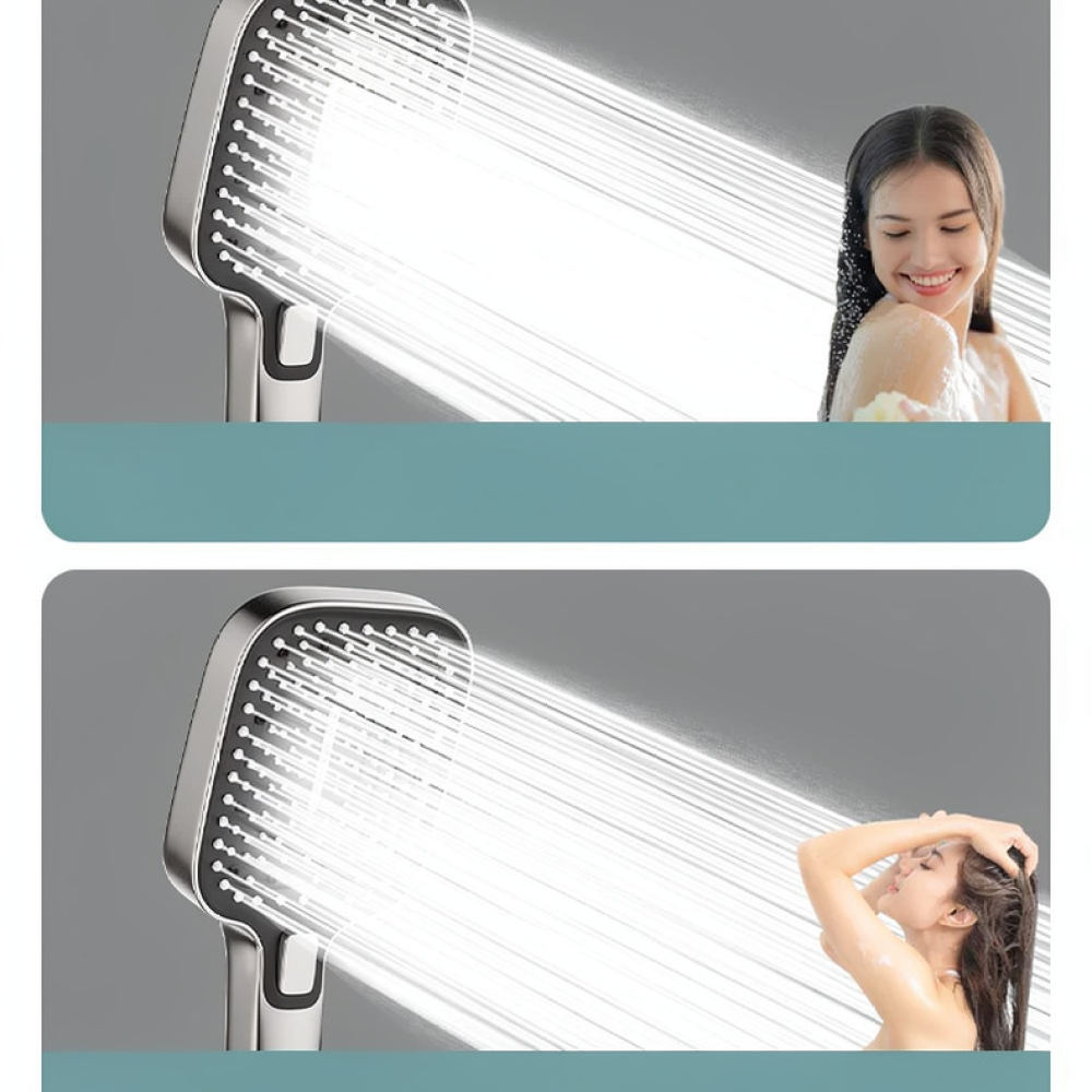 高水圧シャワーヘッド、ハンドヘルド式、雨のような水流、握りや - High Pressure Shower Head Handheld のレビューと価格