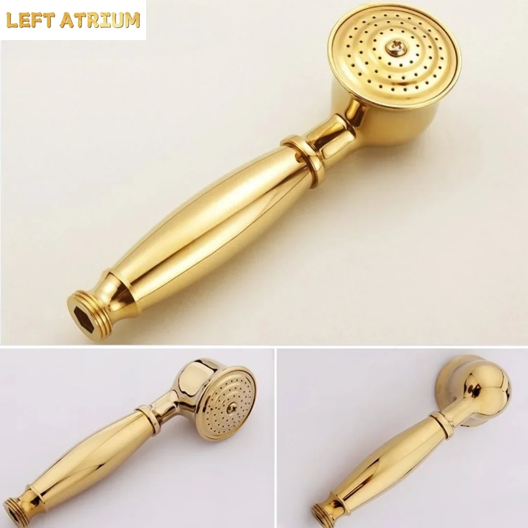真鍮製のローズゴールドカラー、浴室用ハンドヘルドシャワーヘッ - High Pressure Shower Head Handheld のレビューと価格
