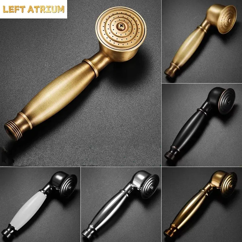 真鍮製のローズゴールドカラー、浴室用ハンドヘルドシャワーヘッ - High Pressure Shower Head Handheld のレビューと価格